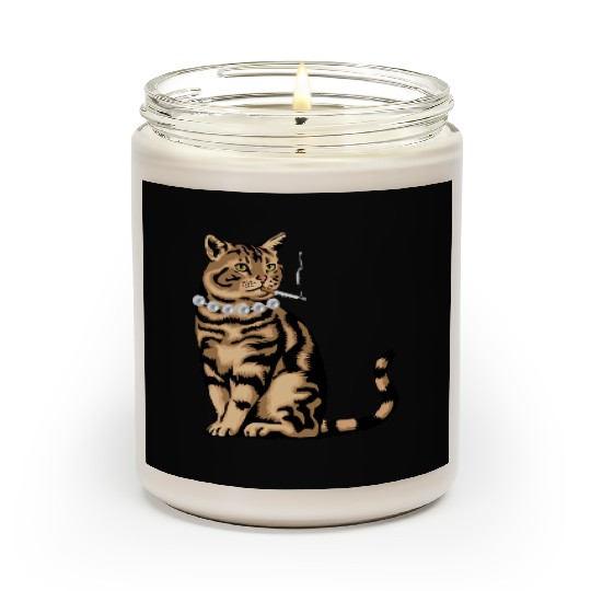 Cat Smoking Scented Candles