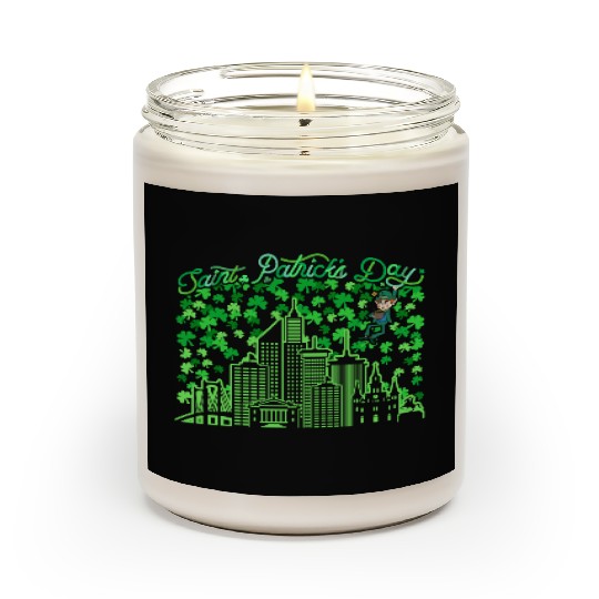 Saint Patrick's Day New Orleans Louisiana Scented Candles