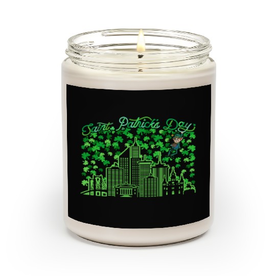 Saint Patrick's Day New Orleans Louisiana Scented Candles