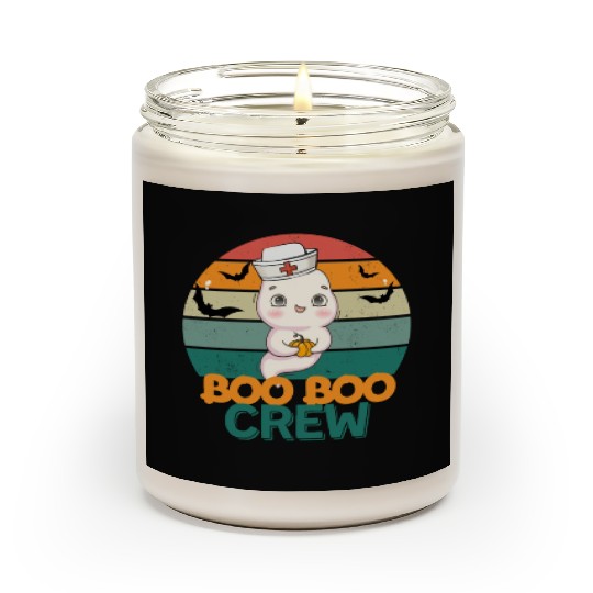 Boo Boo Crew Ghost Halloween Paramedic Nurse Ghost Scented Candles