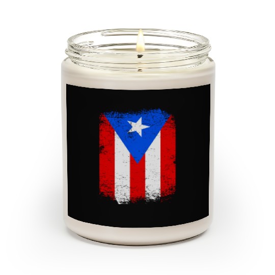 Puerto Rico Flag Puerto Rican Scented Candles