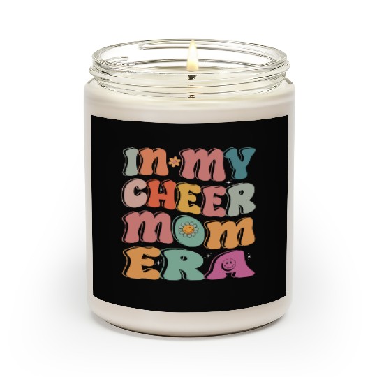 In My Cheer Mom Era Tie Dye Cheerleading Sport Mom Scented Candles