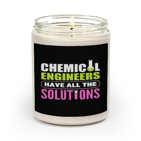 Funny Engineering Chemical Engineer Scented Candles