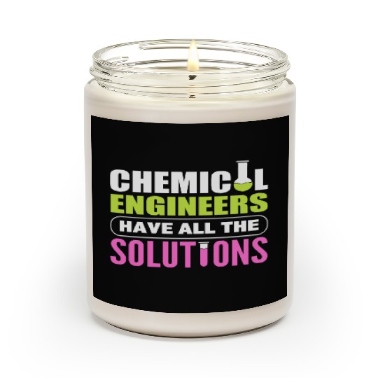 Funny Engineering Chemical Engineer Scented Candles