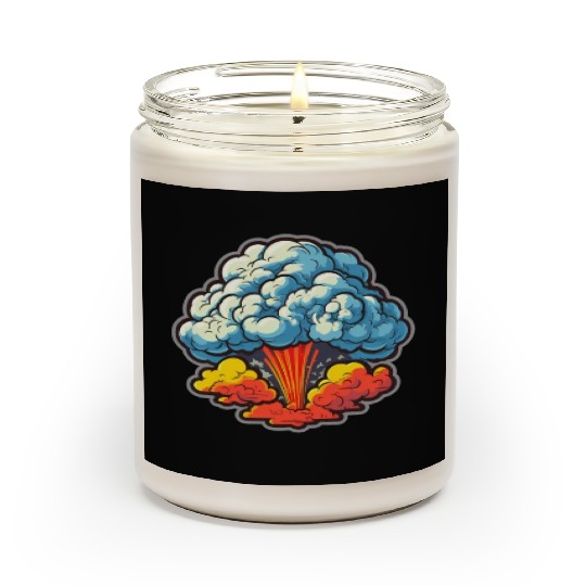 Explosion Fireworks Pyrotechnics Scented Candles