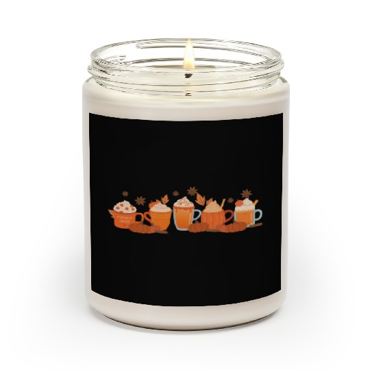 Tis The Season Pumpkin Spice Fall Autumn Season Scented Candles