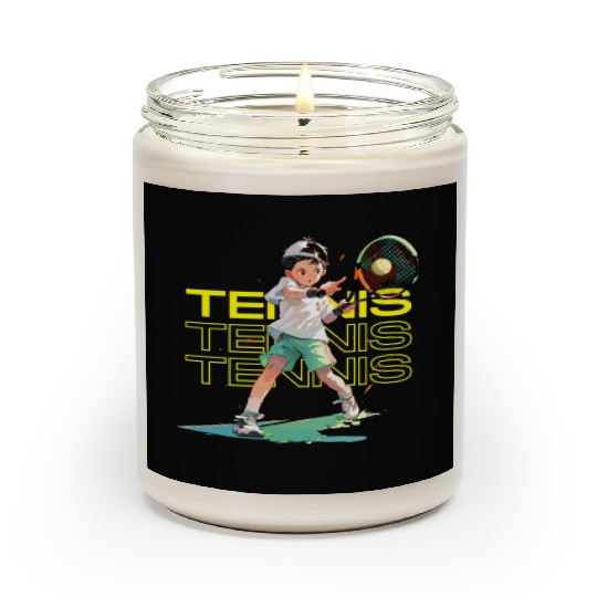 Tennis boy - Tennis player Scented Candles