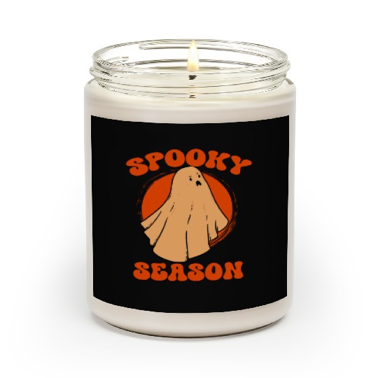 Retro VIntage Halloween Costume Spooky Season Men Scented Candles