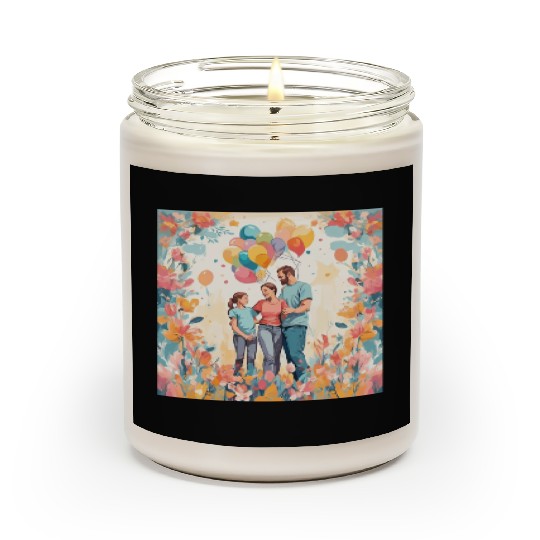 Happy Family Day Scented Candles