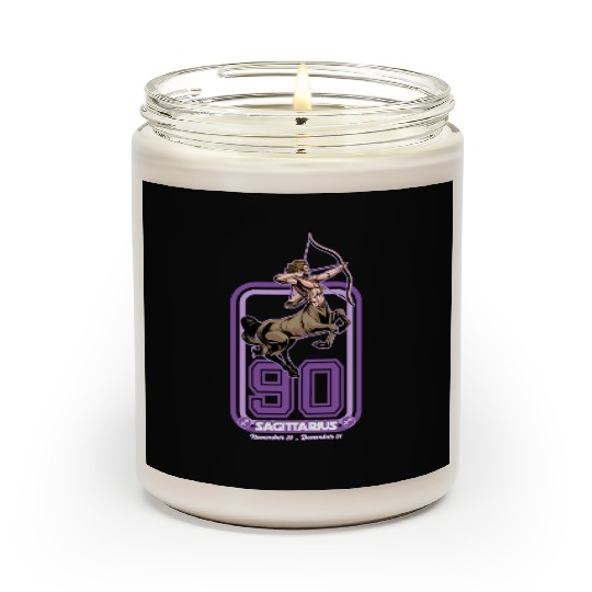Sagittarius Born in 1990 Zodiac star sign horoscop Scented Candles