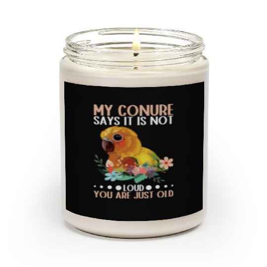 My Conure says it is not loud sun Conure Scented Candles