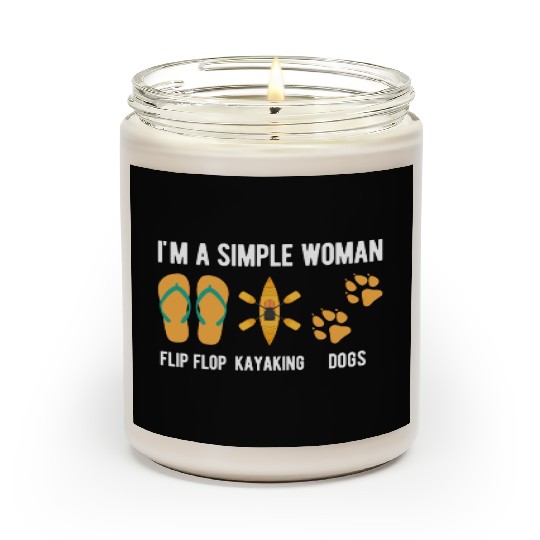 Kayak Women Rafting Paddling Scented Candles