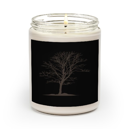 Tree without Leaves Nature Forests Environment Scented Candles
