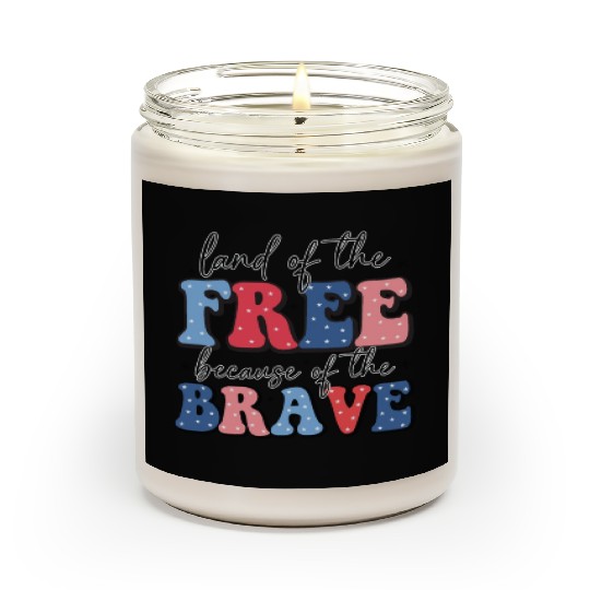 Land of the free because the brave Scented Candles