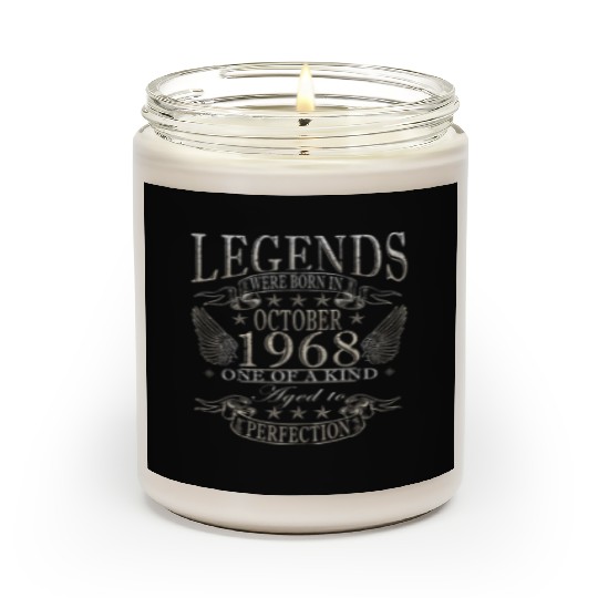 october 1968 Anniversary october 1968 october Scented Candles