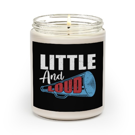 Small and loud cheerleader gift cheerleading Scented Candles