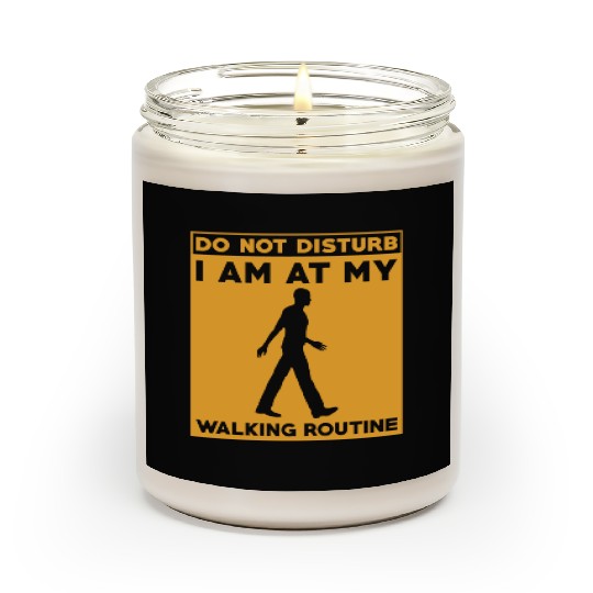 Walking Routine Fitness Design - Do Not Disturb Scented Candles