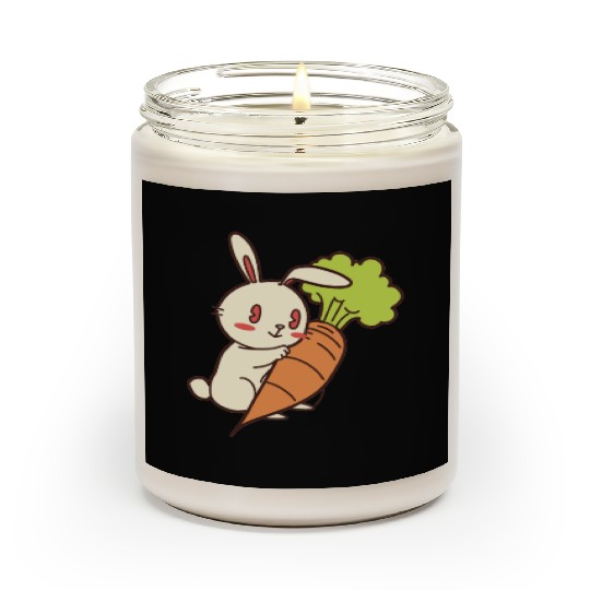 Rabbit And Carrot Scented Candles