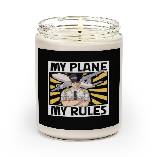 Pilot Aviation Airplane Airline Future Pilots Scented Candles