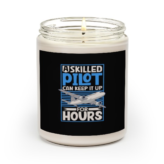 Pilot Aviation Airplane Airline Future Pilots Scented Candles