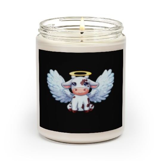 cow angel wings farm halo Scented Candles