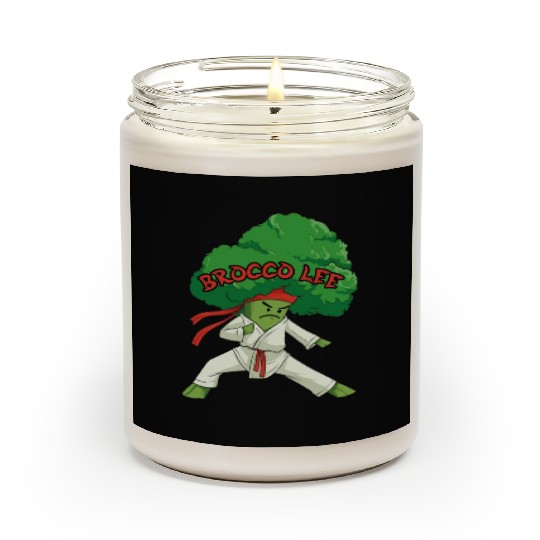 Japan Karate Martial Arts MMA Broccoli Scented Candles