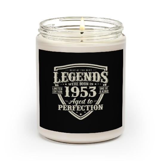 1953 Legends: 70/71 Years Vintage Gift Scented Candles