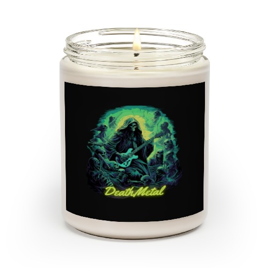 Halloween - Death Metal Rock Scented Candles