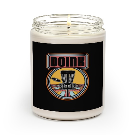 Disc Golf Doink Ultimate Frisbee Loves Flying Disc Scented Candles