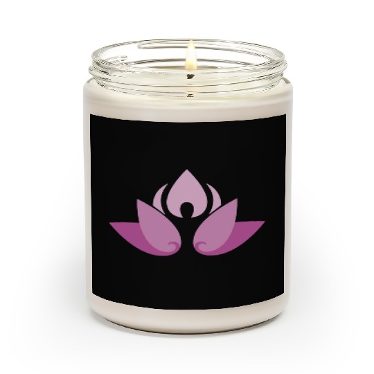 Meditative Lotus Tranquility Design Scented Candles