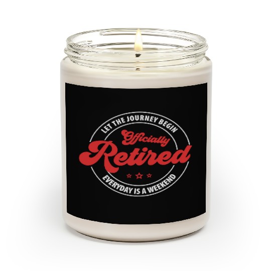 Officially Retired nurse Scented Candles