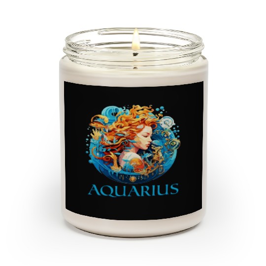 Embrace Your Aquarius Identity: Aquarius Pride Scented Candles