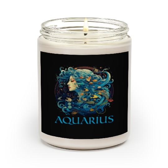 Embrace Your Aquarius Identity: Aquarius Zodiac Scented Candles