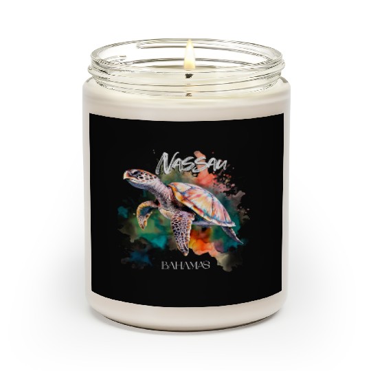 Bahamas Seat Turtle Bahamian Flag Beach Great Shar Scented Candles