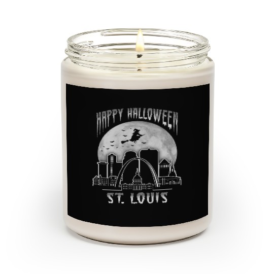 St. Louis Missouri Happy Halloween Scented Candles