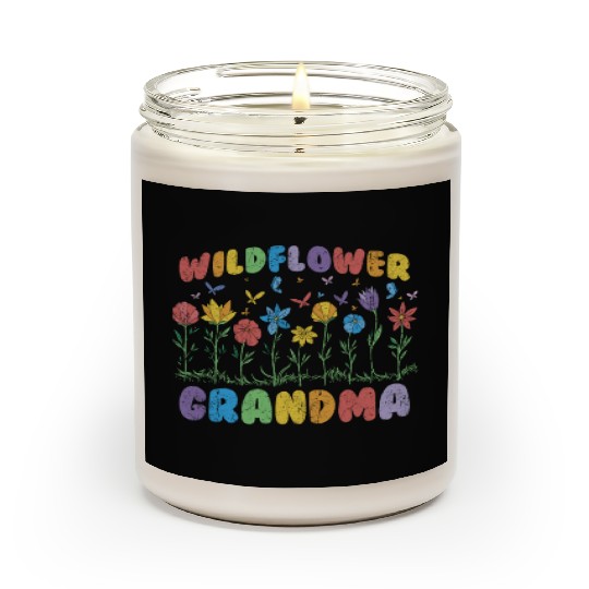 Grandma Wildflower Floral Nature Love Scented Candles