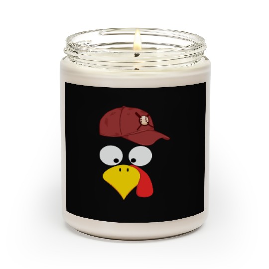 Turkey baseball thanksgiving Scented Candles