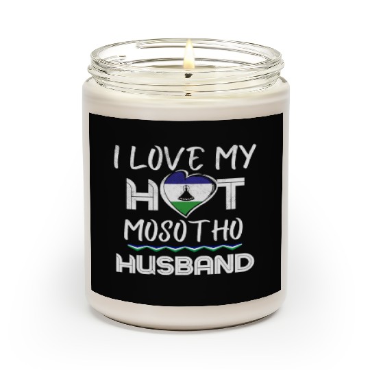 Funny Mosotho Husband Proud Wife Scented Candles