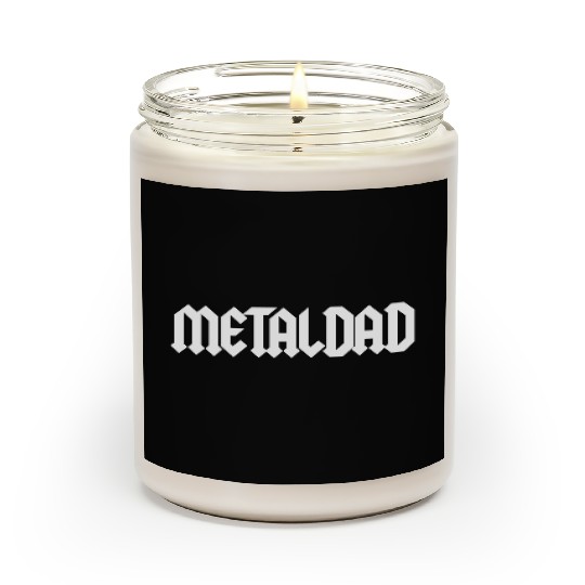 Metal Dad Scented Candles