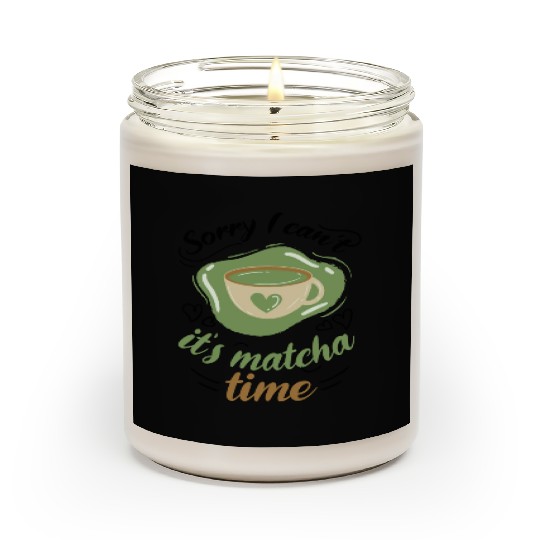 Green Tea Lover Japanese Matcha Latte Drink Matcha Scented Candles