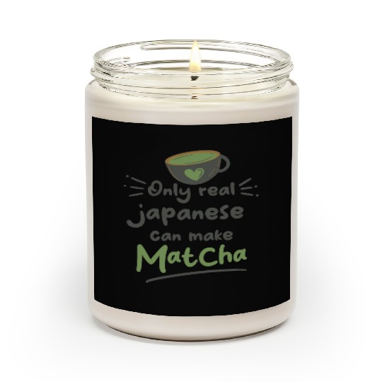 Green Tea Lover Japanese Matcha Latte Drink Matcha Scented Candles