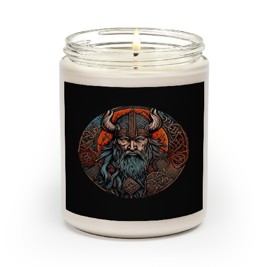 Viking / Odin / Thor / Celtic / Helmet / Nordic Scented Candles