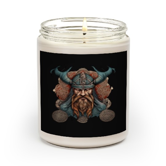 Viking / Odin / Thor / Celtic / Helmet / Nordic Scented Candles