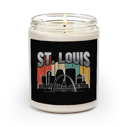 St. Louis Missouri Vintage Scented Candles