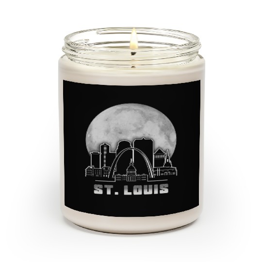 St. Louis Missouri Full Moon Scented Candles