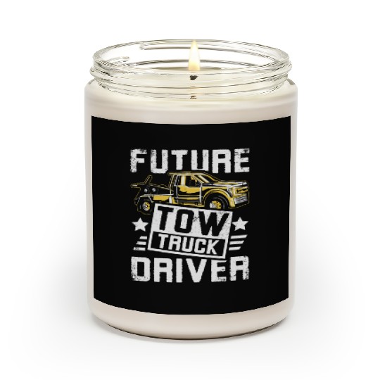 Future Tow truck driver Scented Candles