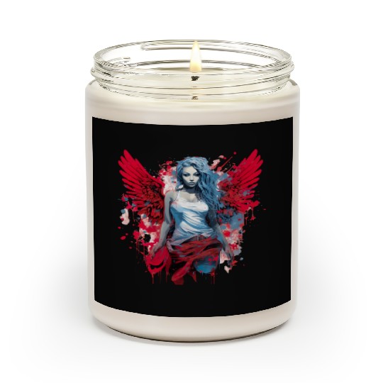 Woman with Angel Wings Angel Esoteric Wings Scented Candles