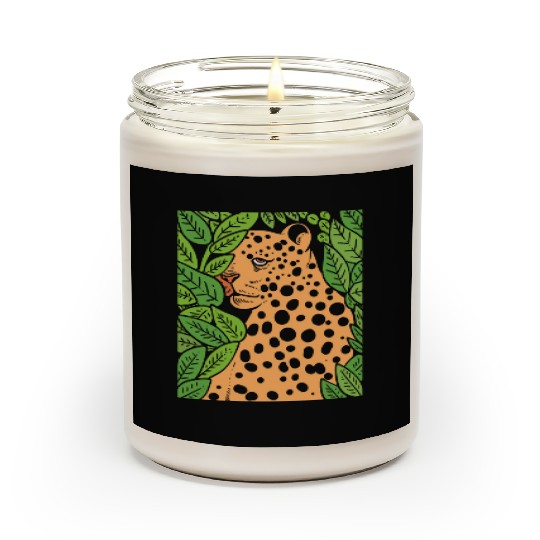 Jaguar in Forest Wildlife Biologist Gift Scented Candles