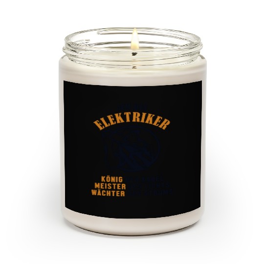 Ich bin Elektriker Wiremen Powerline Technician Scented Candles