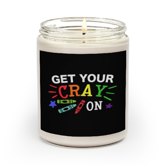 Get Your Cray On Back To School Scented Candles
